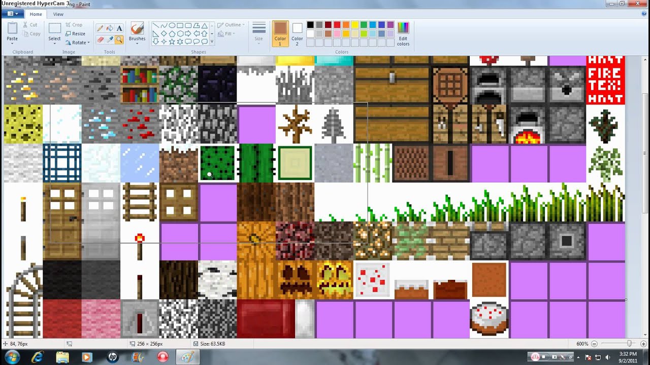 make your own texture pack for minecraft